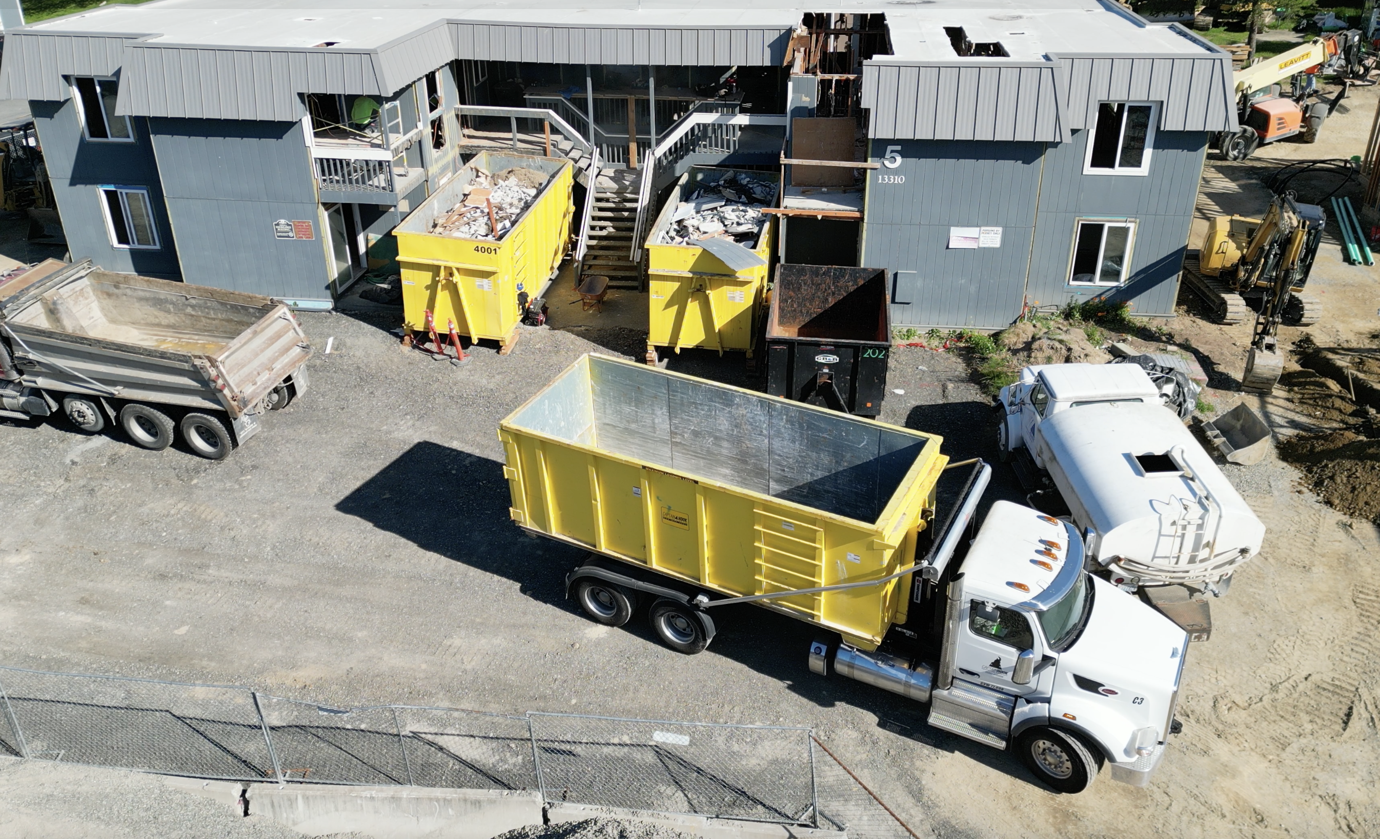 Sorted construction materials